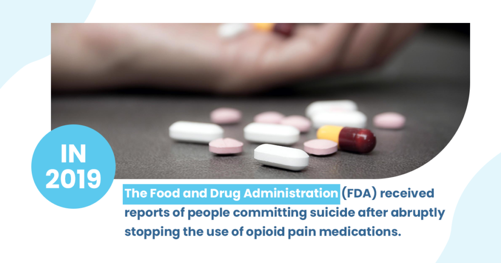 fda suicide reports from stopping drug use
