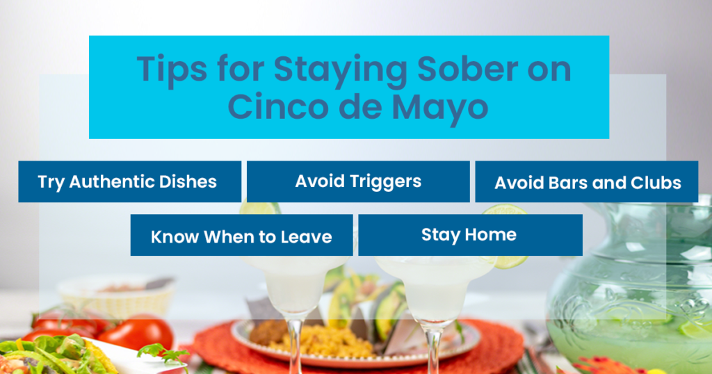 Picture showing tips to stay sober this Cinco de Mayo
