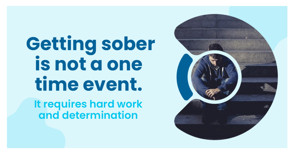 getting sober is not a one time event 