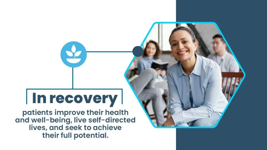 What is drug addiction recovery? Patients improve their health and well-being and seek to achieve their full potential without drugs.
