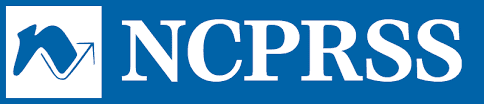 Logo of NCPRSS featuring a blue horse head with an upward arrow inside a square on the left, and the letters NCPRSS in bold white font on a blue background.