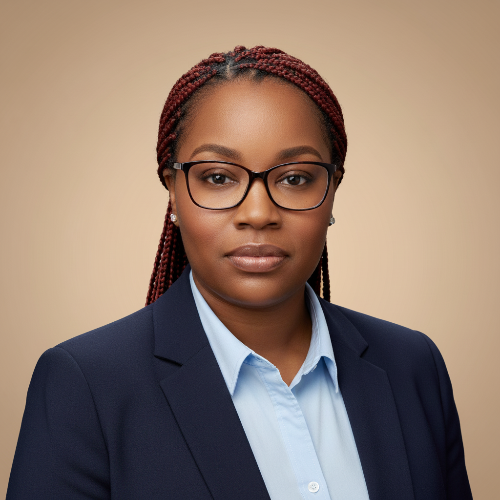 A formal portrait of Vakeria Lewis