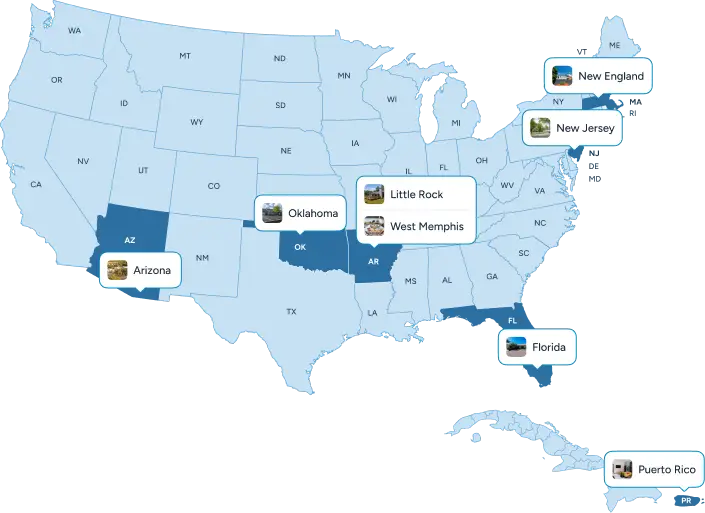 The Haven Detox Locations Map