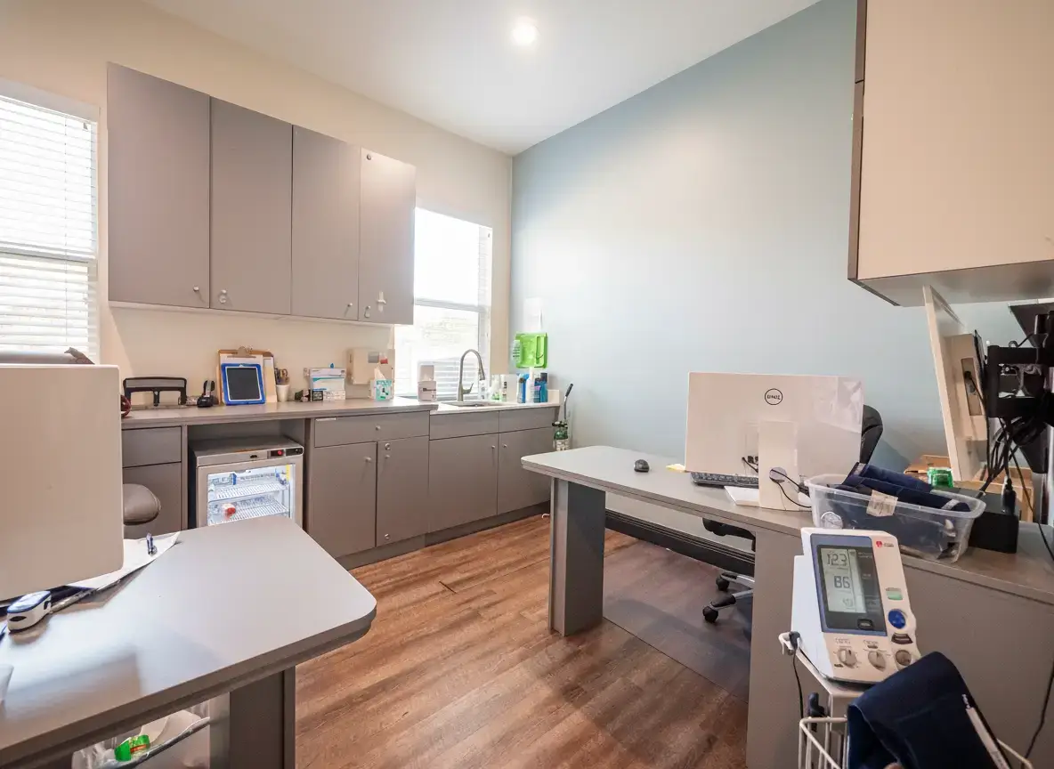 Medical exam room at The Haven Detox Florida in West Palm Beach, Florida.