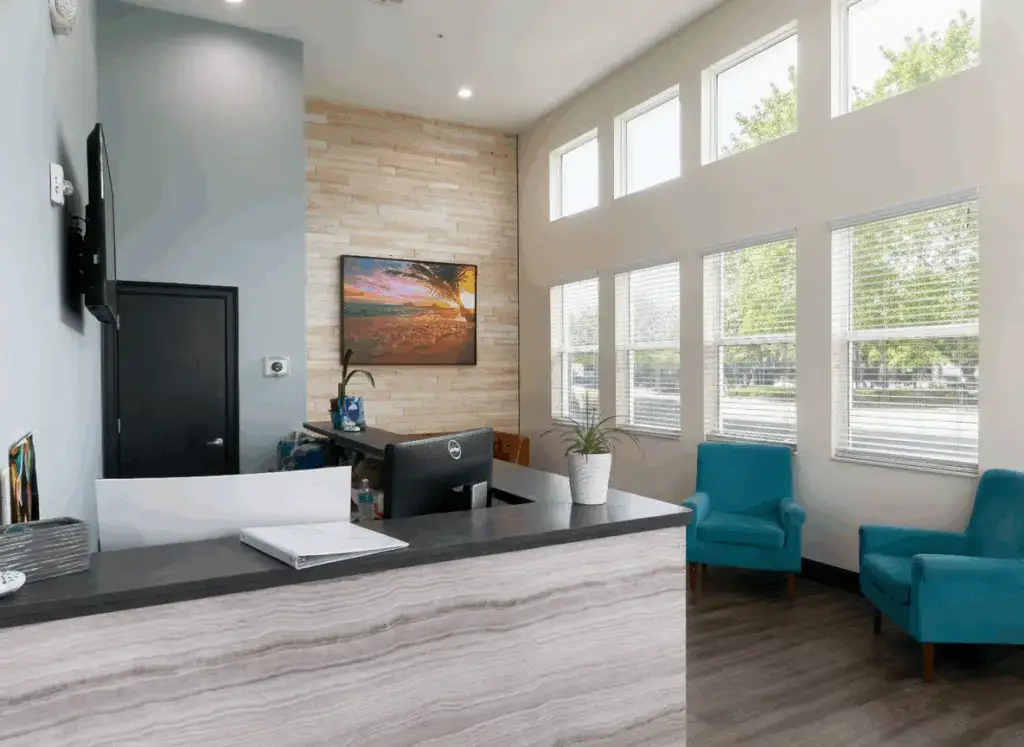 Medical lobby at The Haven Detox Florida in West Palm Beach, Florida.