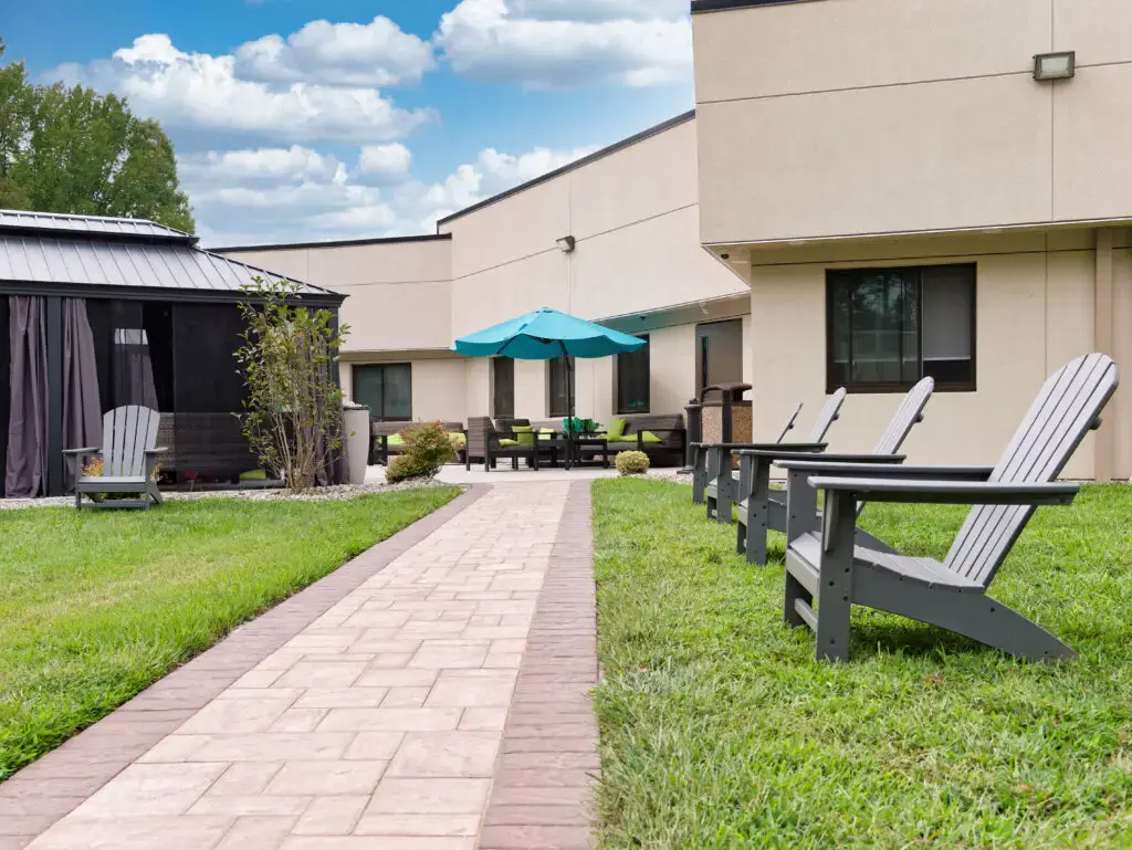 Rear exterior of The Haven Detox New Jersey treatment facility in Blackwood, New Jersey.