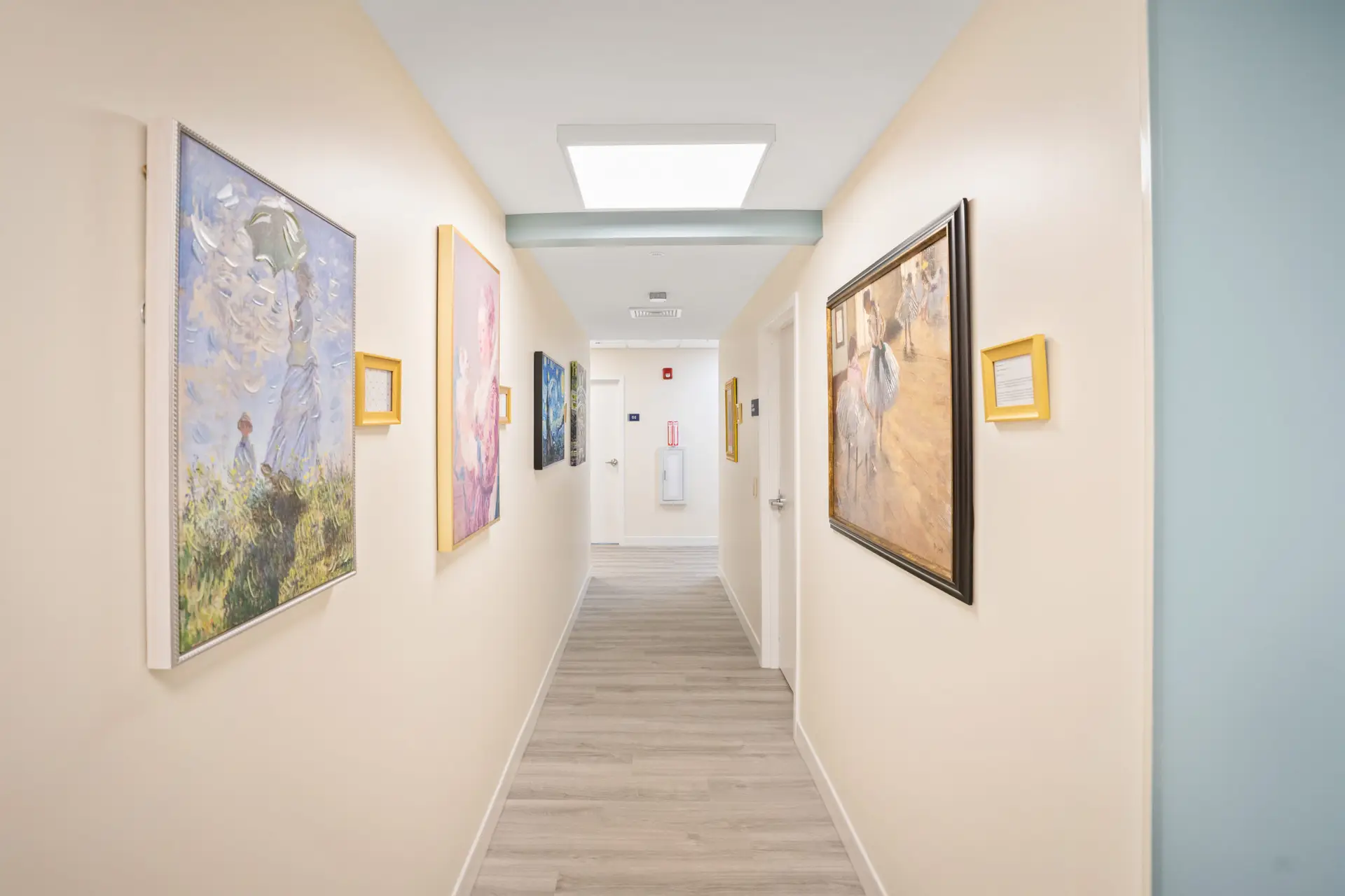 Interior hallway at The Haven Detox New Jersey in Blackwood, New Jersey.