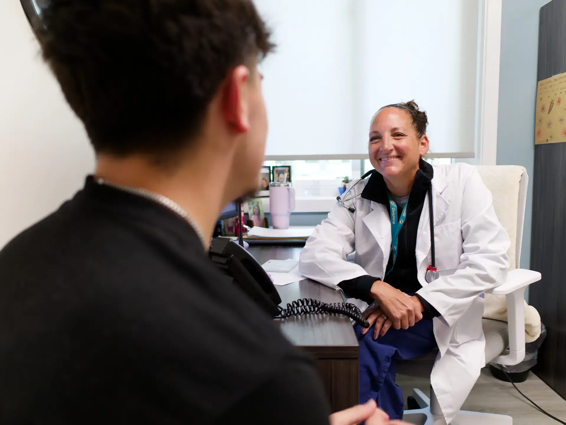 Physician meeting with a patient during a medical consultation at The Haven Detox New Jersey in Blackwood, New Jersey.