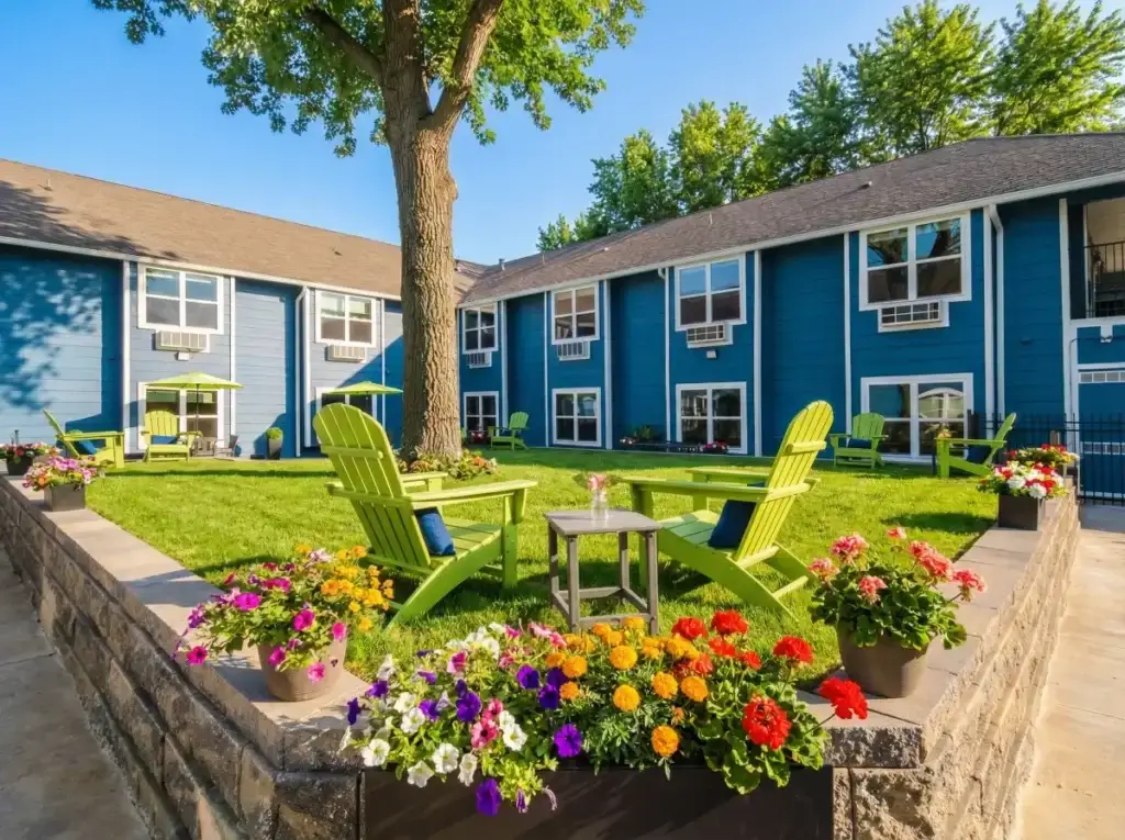 Outdoor space at The Haven Detox Oklahoma in Tulsa, Oklahoma.